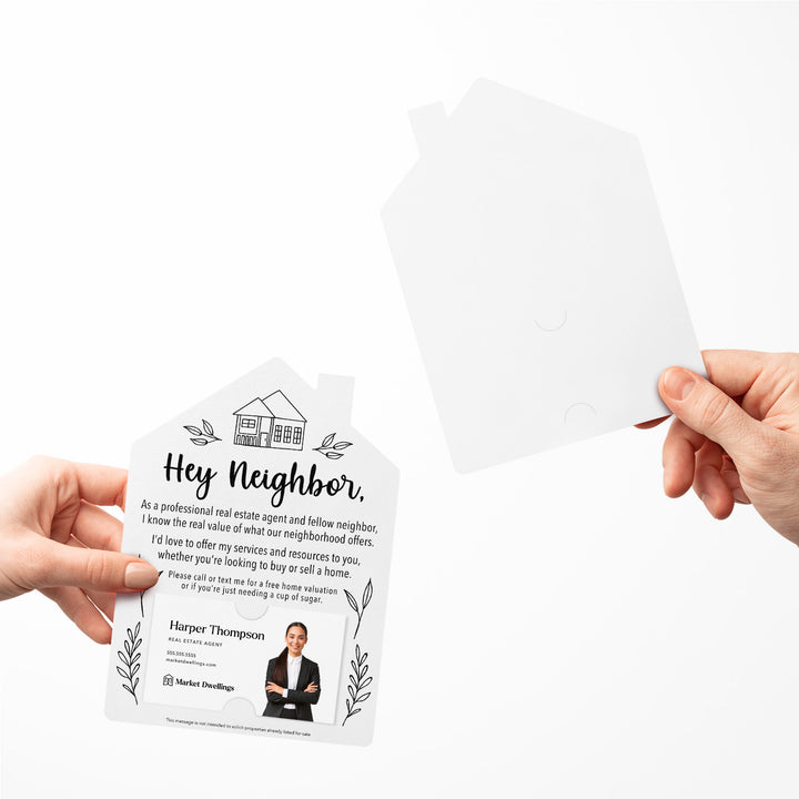 Set of Hey Neighbor Real Estate Mailers | Envelopes Included  | M1-M001