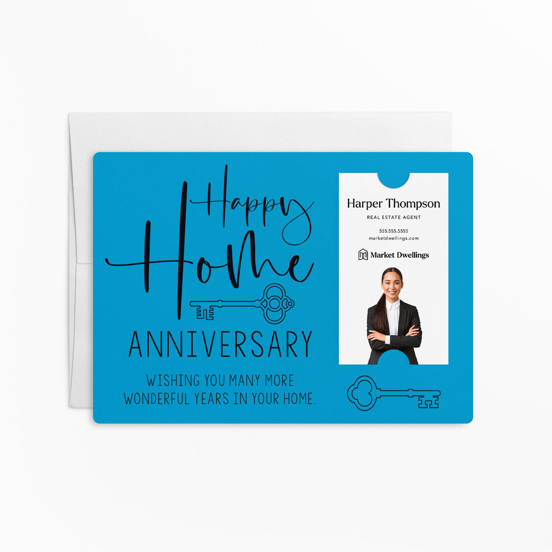 Vertical | Set of "Happy Home Anniversary" Mailer | Envelopes Included | M12-M005 Mailer Market Dwellings ARCTIC