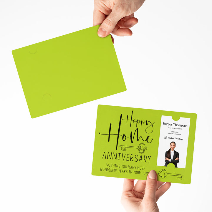 Vertical | Set of "Happy Home Anniversary" Mailer | Envelopes Included | M12-M005 Mailer Market Dwellings