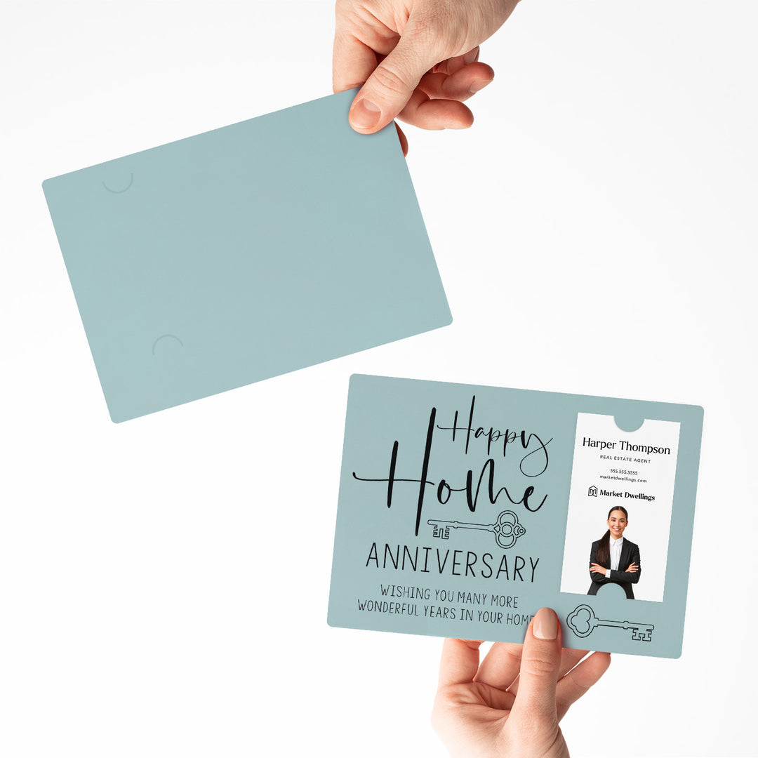 Vertical | Set of "Happy Home Anniversary" Mailer | Envelopes Included | M12-M005 Mailer Market Dwellings