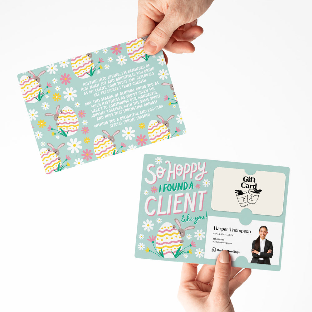Set of So Hoppy I Found A Client Like You! | Easter Spring Mailers | Envelopes Included | M197-M008 Mailer Market Dwellings