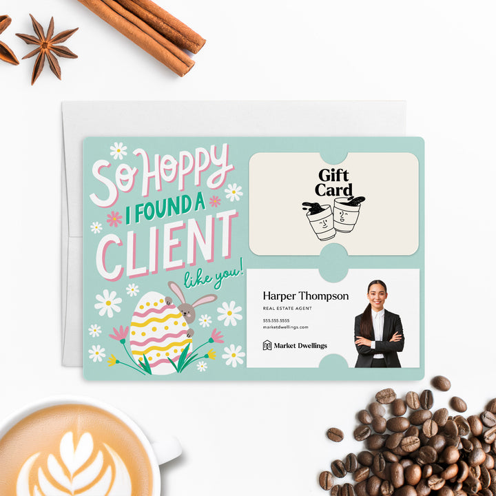 Set of So Hoppy I Found A Client Like You! | Easter Spring Mailers | Envelopes Included | M197-M008 Mailer Market Dwellings