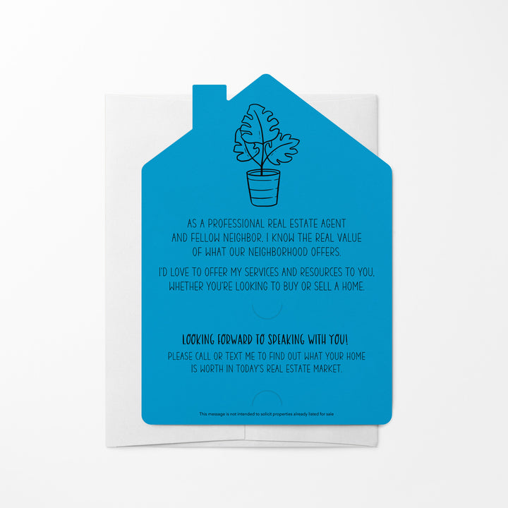 Set of Hey There Neighbor Real Estate Mailers | Envelopes Included | M25-M001 Mailer Market Dwellings