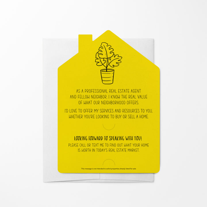 Set of Hey There Neighbor Real Estate Mailers | Envelopes Included | M25-M001 Mailer Market Dwellings