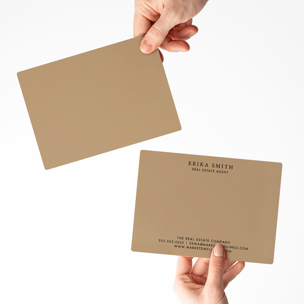 Customizable | Set of Stationery Notecards | Envelopes Included | M3-M006 Mailer Market Dwellings