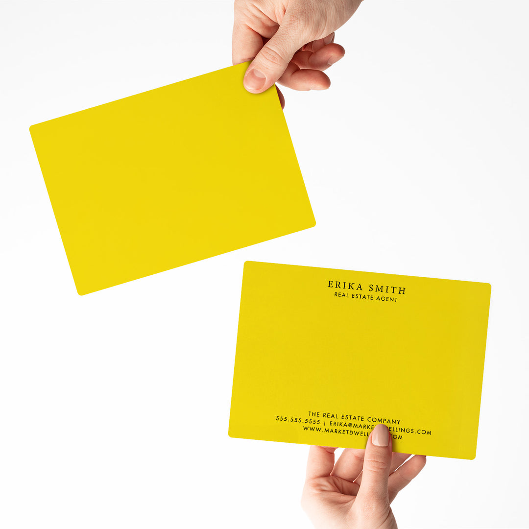 Customizable | Set of Stationery Notecards | Envelopes Included | M3-M006 Mailer Market Dwellings