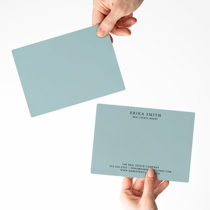 Customizable | Set of Stationery Notecards | Envelopes Included | M3-M006 Mailer Market Dwellings