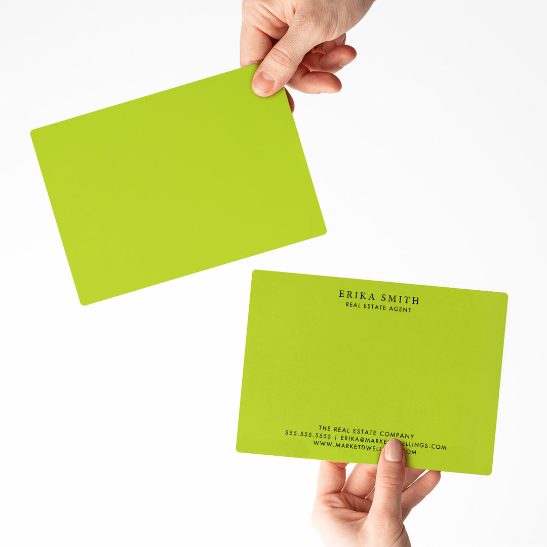 Customizable | Set of Stationery Notecards | Envelopes Included | M3-M006 Mailer Market Dwellings
