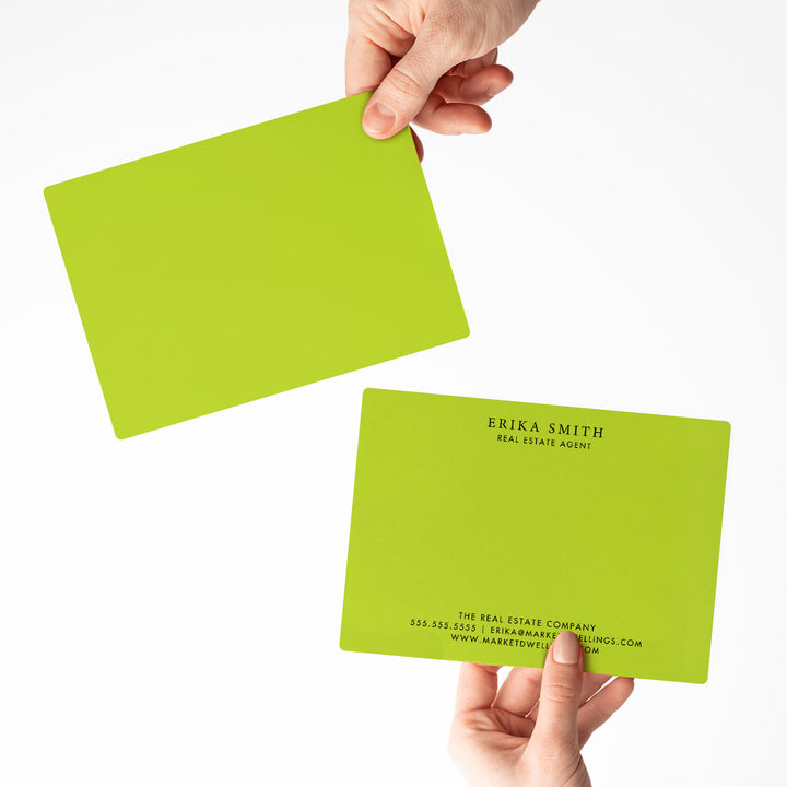 Customizable | Set of Stationery Notecards | Envelopes Included | M3-M006 Mailer Market Dwellings