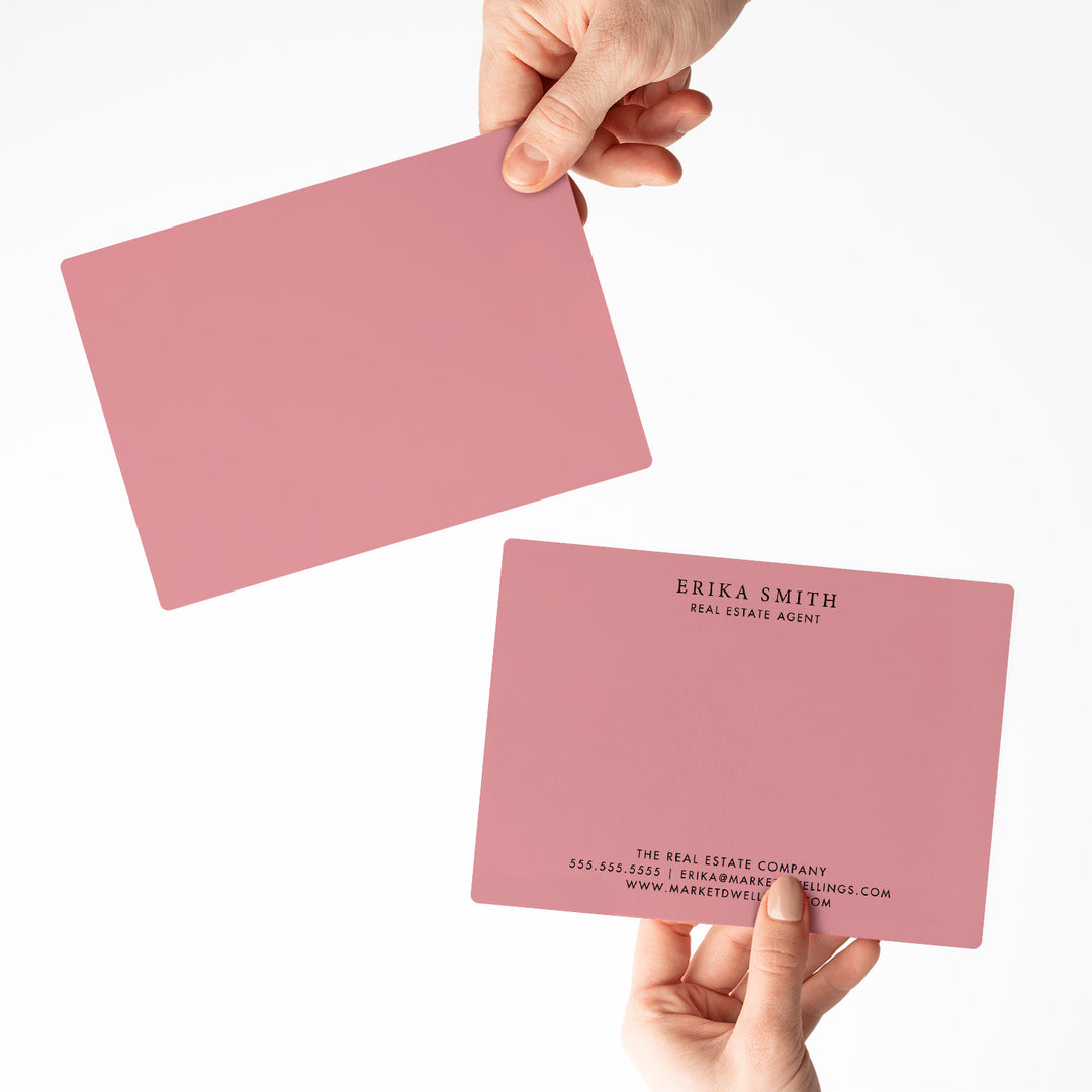Customizable | Set of Stationery Notecards | Envelopes Included | M3-M006 Mailer Market Dwellings
