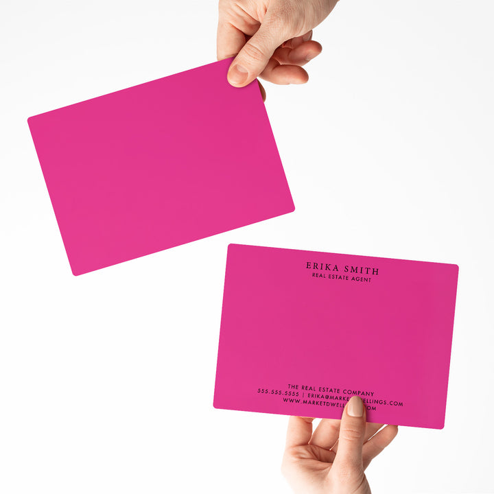 Customizable | Set of Stationery Notecards | Envelopes Included | M3-M006 Mailer Market Dwellings