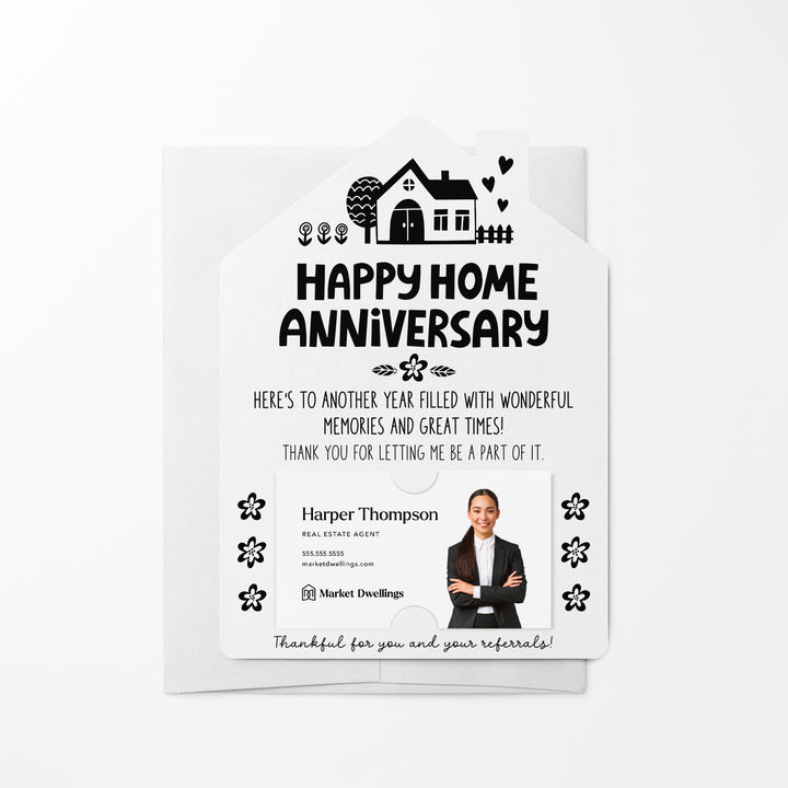Set of Happy Home Anniversary Mailers | Envelopes Included | M36-M001