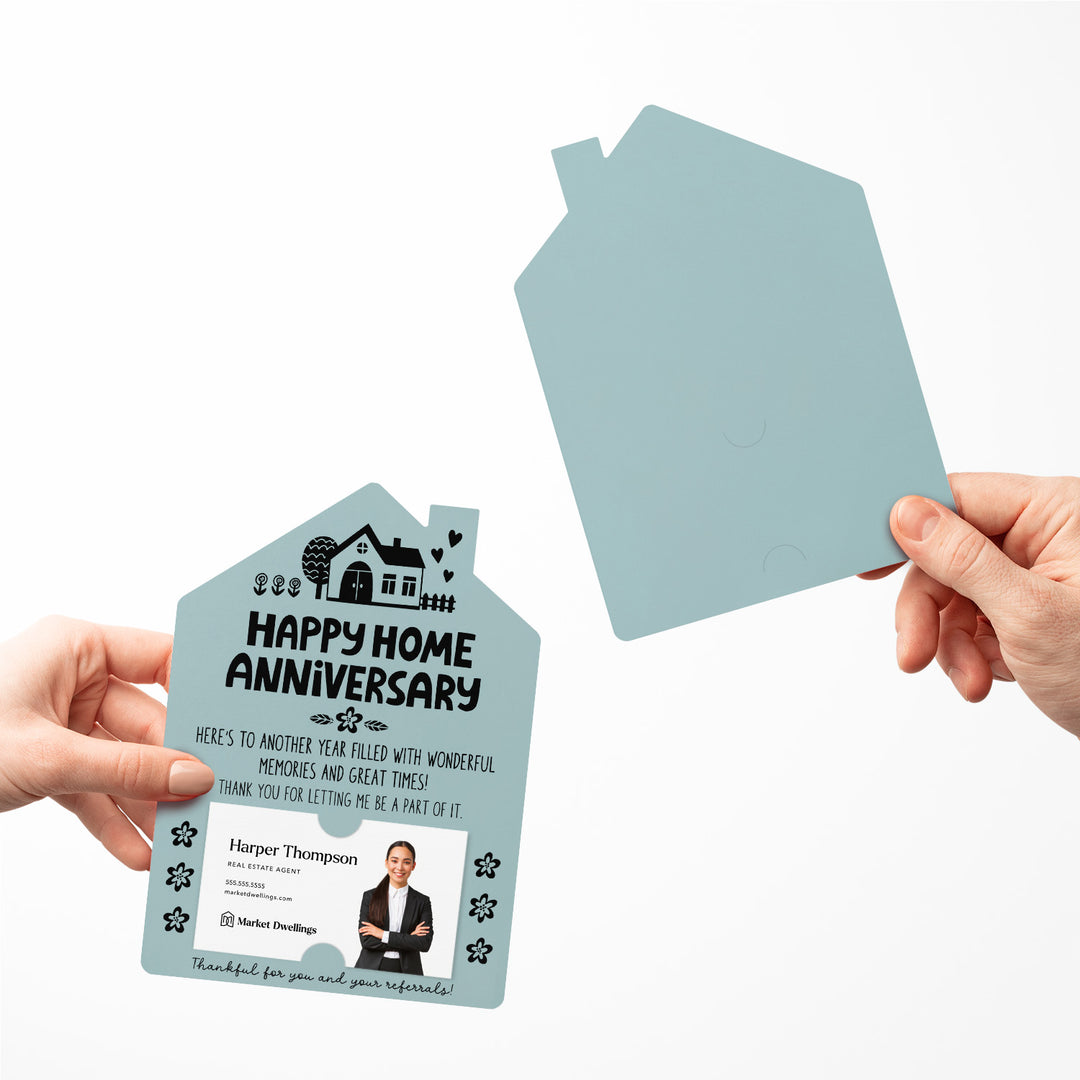 Set of Happy Home Anniversary Mailers | Envelopes Included | M36-M001 Mailer Market Dwellings