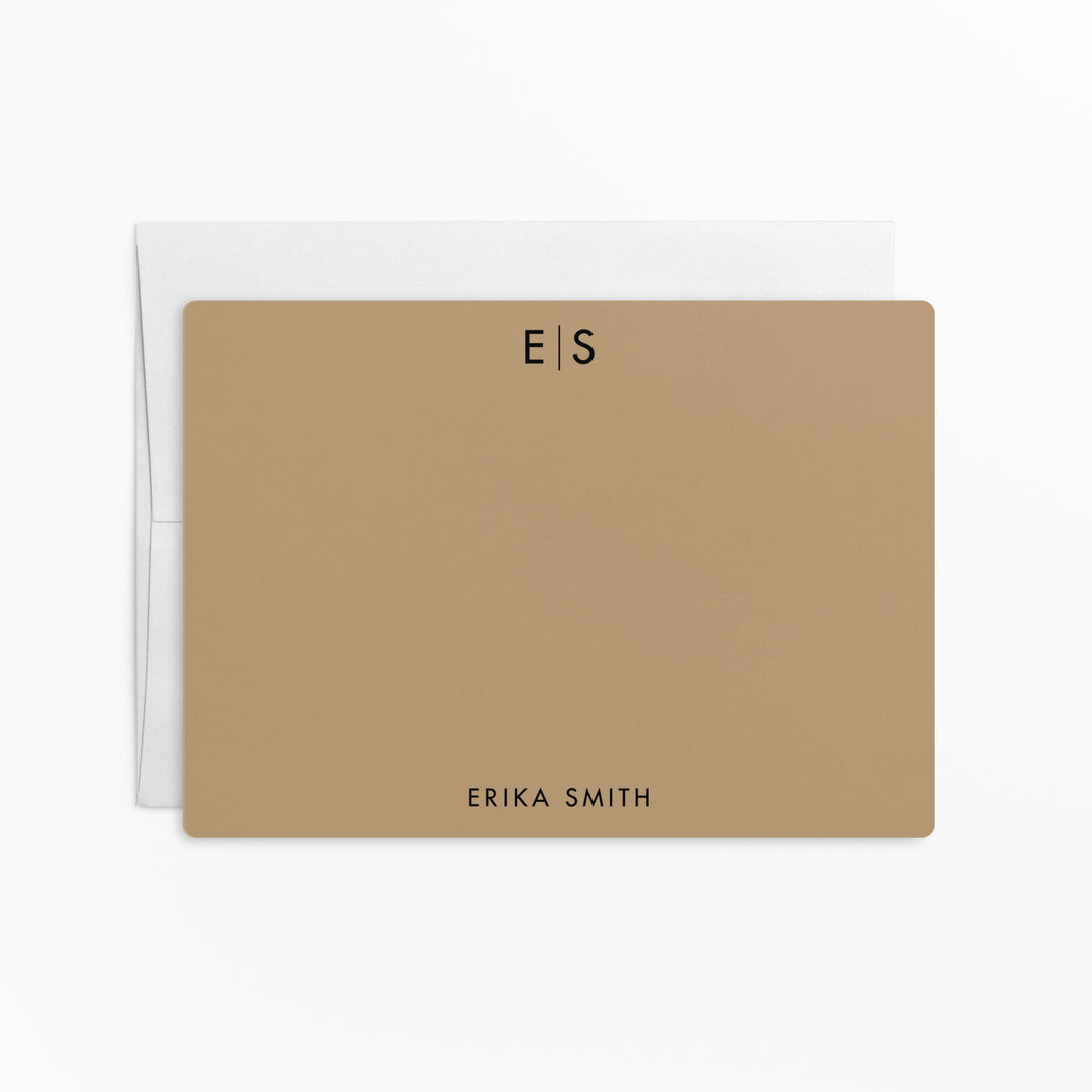 Customizable | Set of Stationery Notecards | Envelopes Included | M5-M006 Mailer Market Dwellings KRAFT