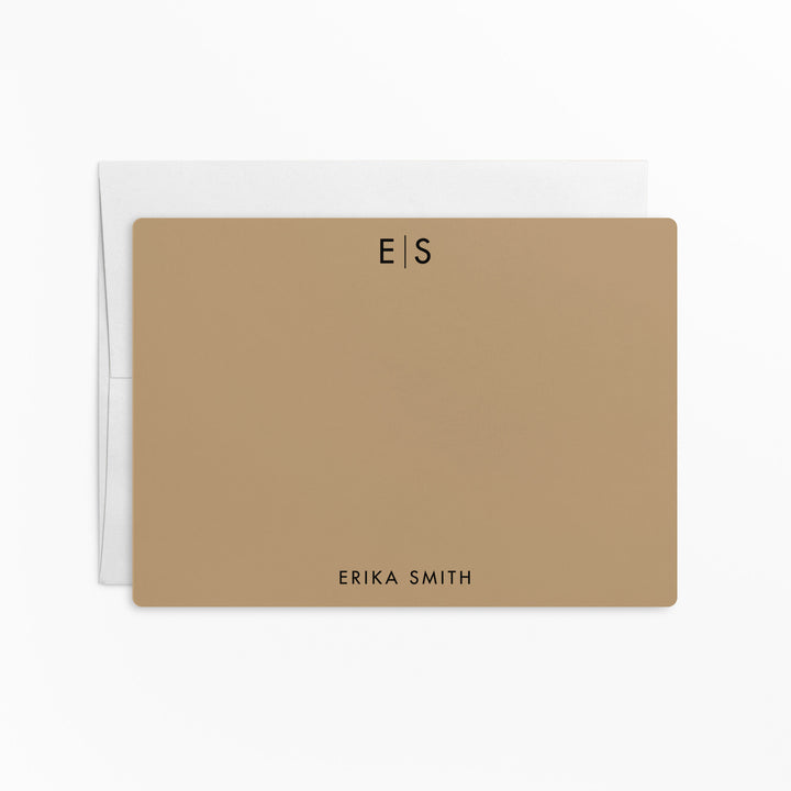 Customizable | Set of Stationery Notecards | Envelopes Included | M5-M006 Mailer Market Dwellings KRAFT