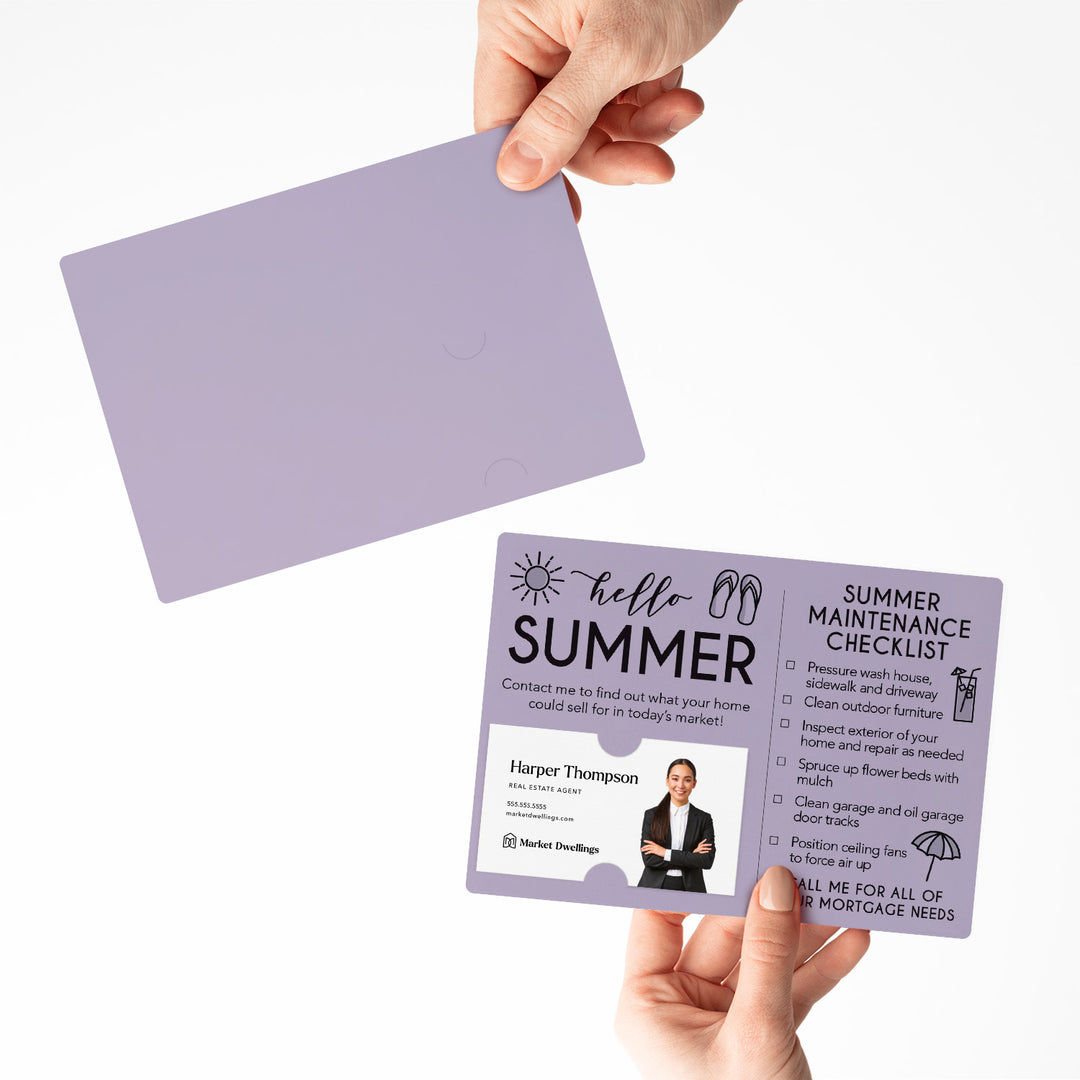 Mortgage | Set of "Hello Summer" Mailer | Envelopes Included | M52-M004 Mailer Market Dwellings