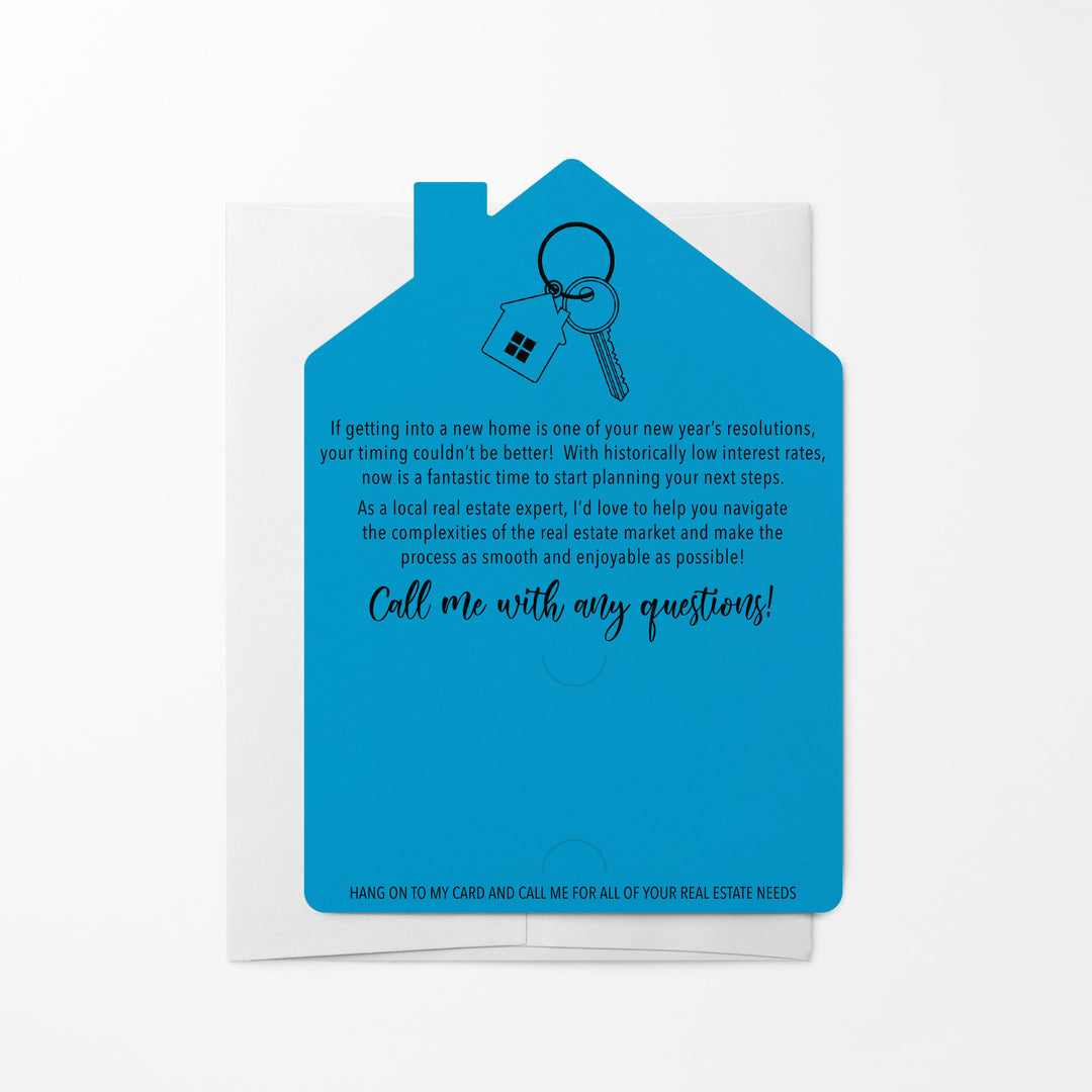 Set of New Year, New Home New Years Mailers | Envelopes Included | M6-M001 Mailer Market Dwellings