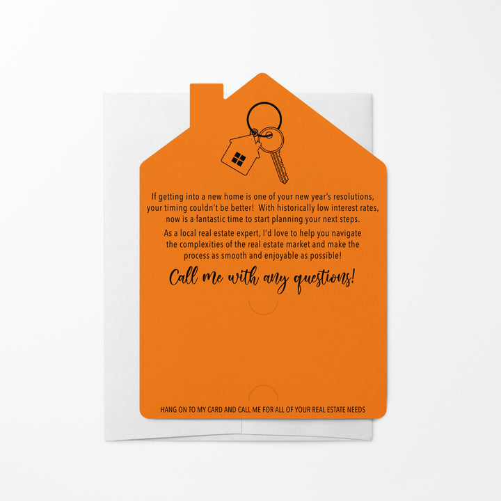 Set of New Year, New Home New Years Mailers | Envelopes Included | M6-M001 Mailer Market Dwellings