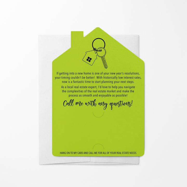 Set of New Year, New Home New Years Mailers | Envelopes Included | M6-M001 Mailer Market Dwellings