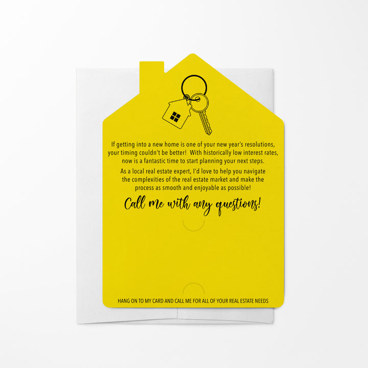 Set of New Year, New Home New Years Mailers | Envelopes Included | M6-M001 Mailer Market Dwellings