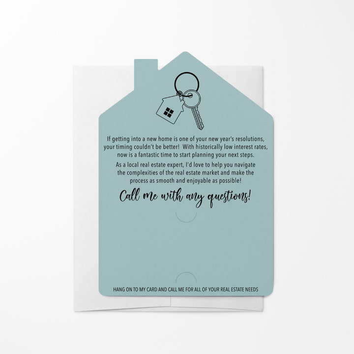 Set of New Year, New Home New Years Mailers | Envelopes Included | M6-M001 Mailer Market Dwellings