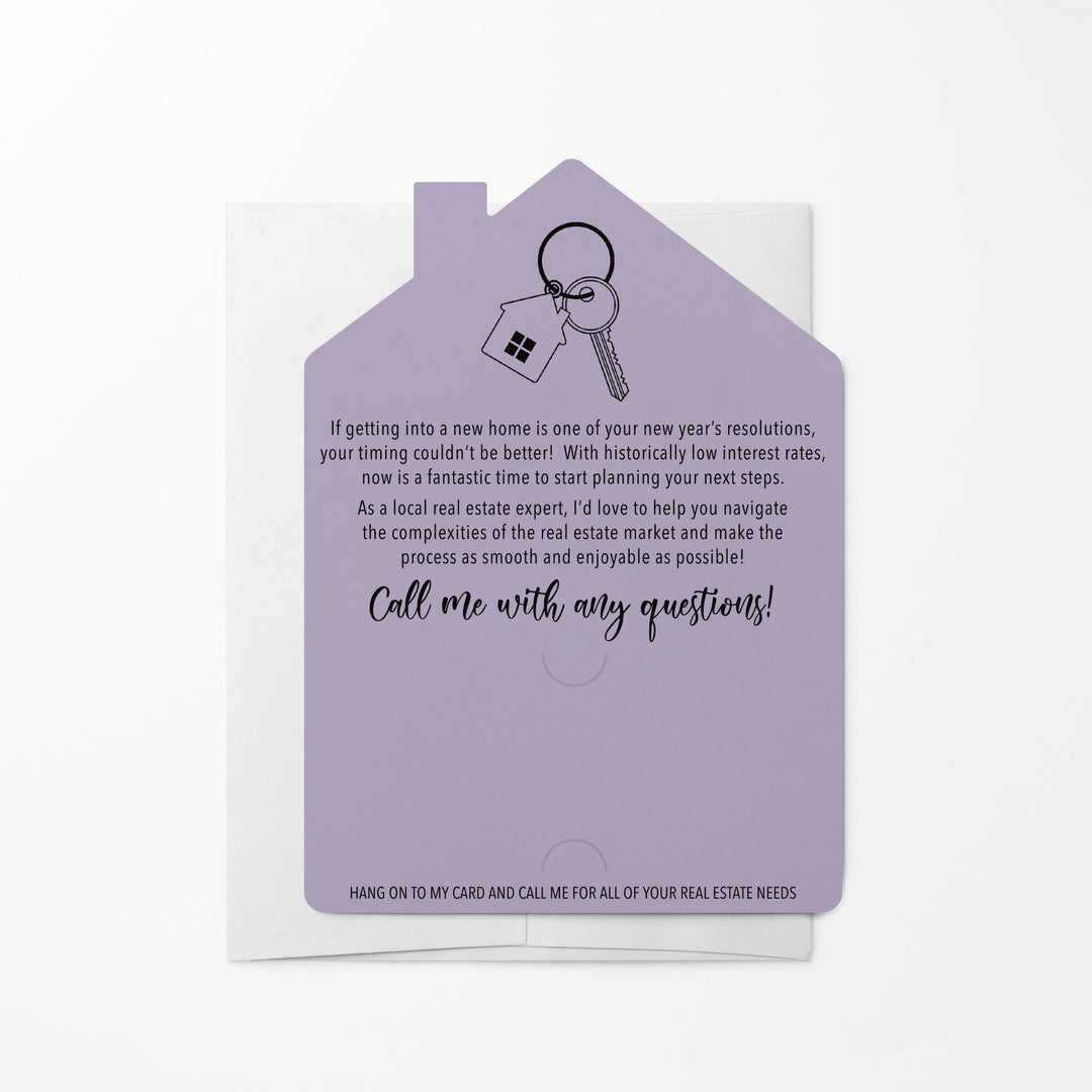 Set of New Year, New Home New Years Mailers | Envelopes Included | M6-M001 Mailer Market Dwellings