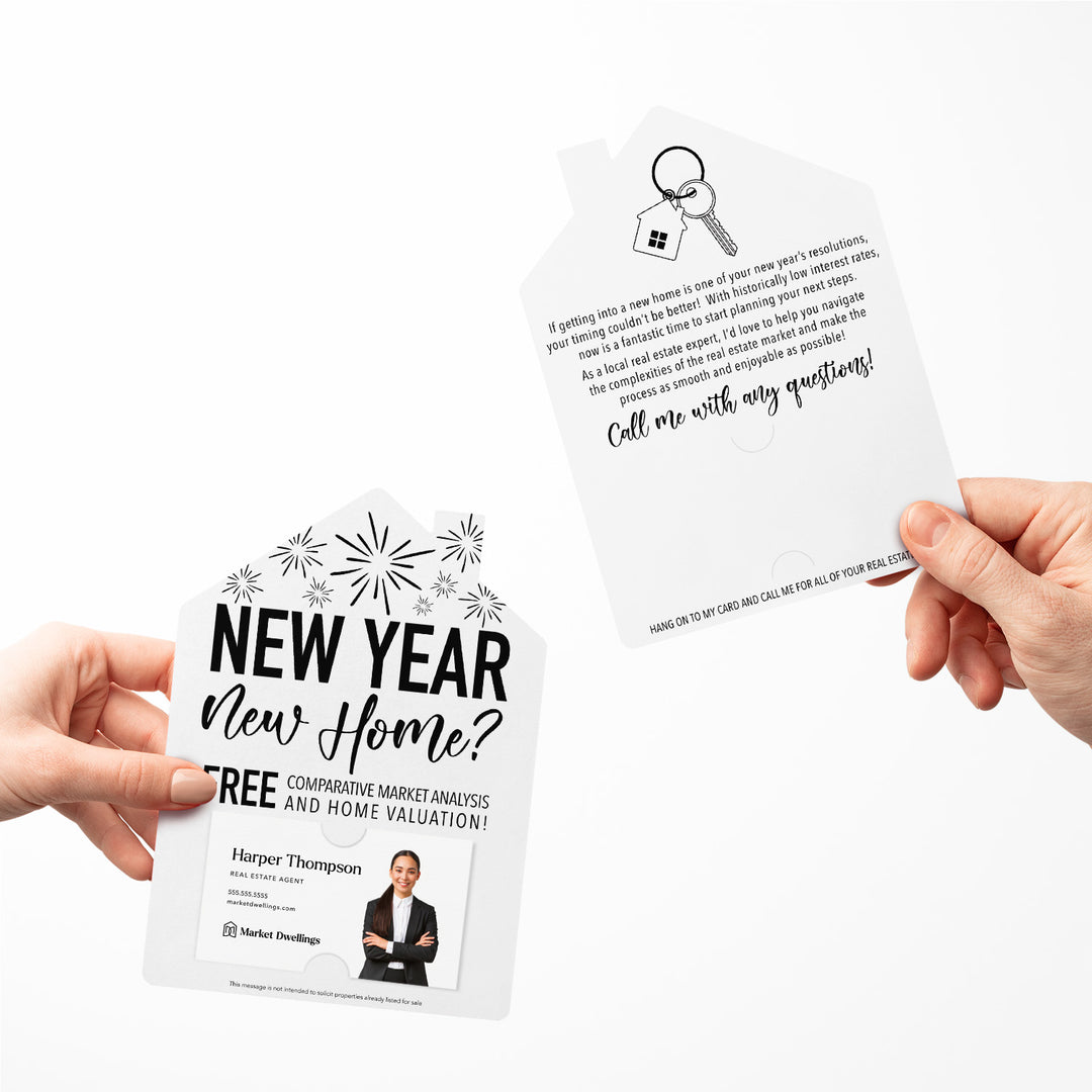 Set of New Year, New Home New Years Mailers | Envelopes Included | M6-M001