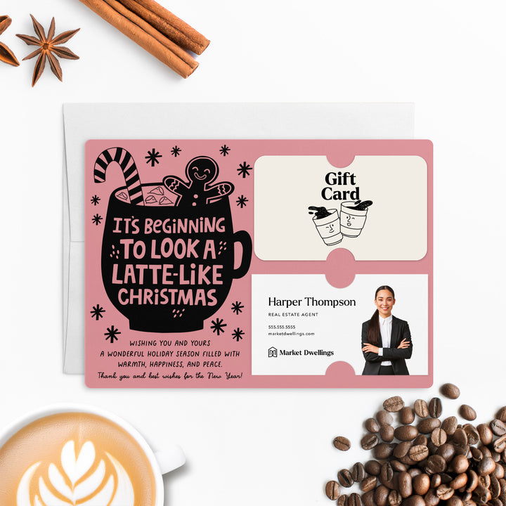 Set of It's Beginning To Look Latte-Like Christmas | Christmas Mailers | Envelopes Included | M84-M008 Mailer Market Dwellings