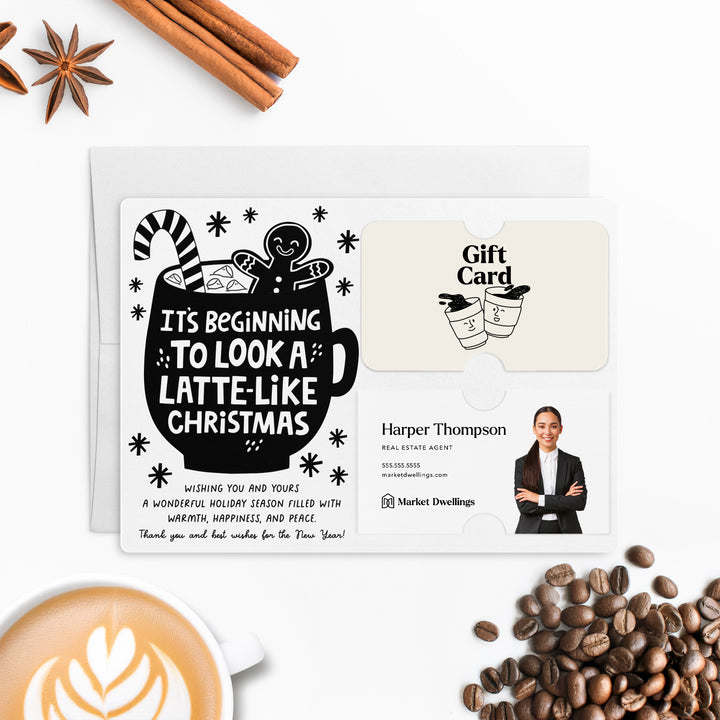 Set of It's Beginning To Look Latte-Like Christmas  | Christmas Mailers | Envelopes Included | M84-M008