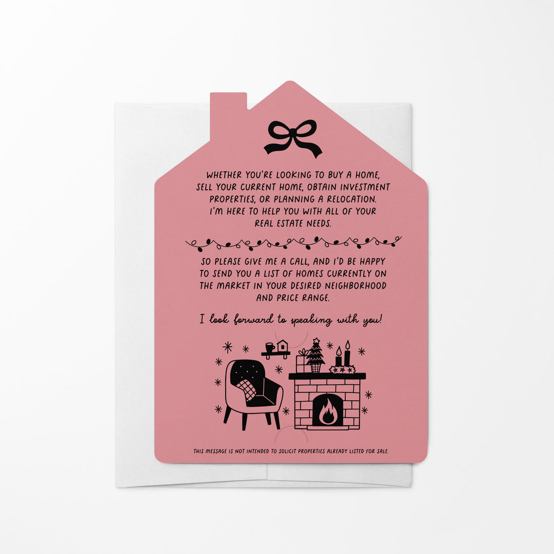 Set of There Is No Place Like Home For The Holidays | Christmas Winter Mailers | Envelopes Included | M85-M001 Mailer Market Dwellings