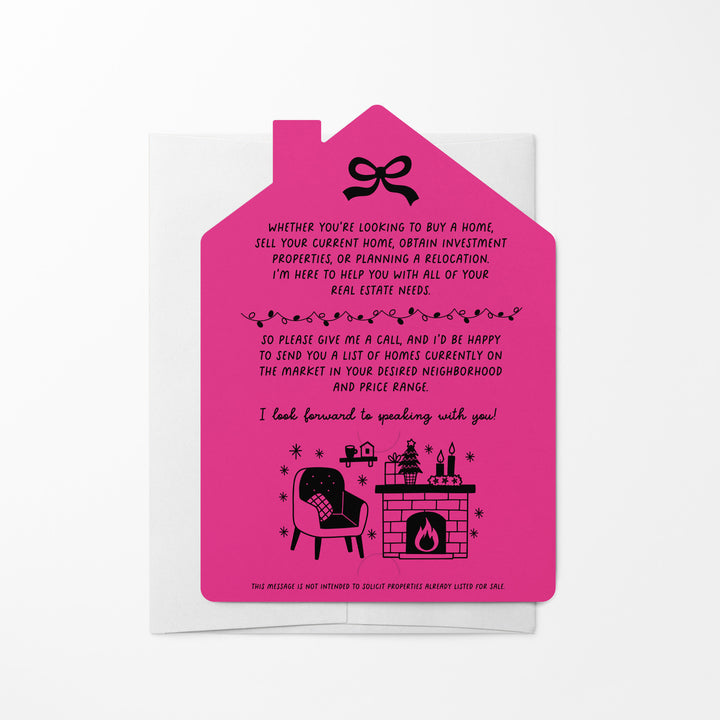 Set of There Is No Place Like Home For The Holidays | Christmas Winter Mailers | Envelopes Included | M85-M001
