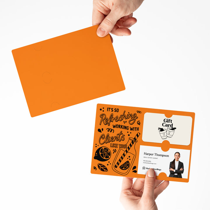 Set of It's So Refreshing Working With Clients Like You! | Summer Mailers | Envelopes Included | M94-M008 Mailer Market Dwellings