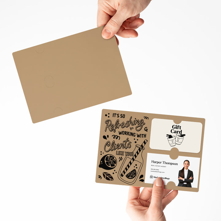 Set of It's So Refreshing Working With Clients Like You! | Summer Mailers | Envelopes Included | M94-M008 Mailer Market Dwellings