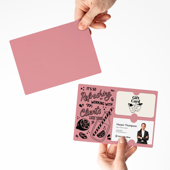 Set of It's So Refreshing Working With Clients Like You! | Summer Mailers | Envelopes Included | M94-M008 Mailer Market Dwellings