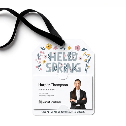 Hello Spring | Gift Tags Gift Tag Market Dwellings