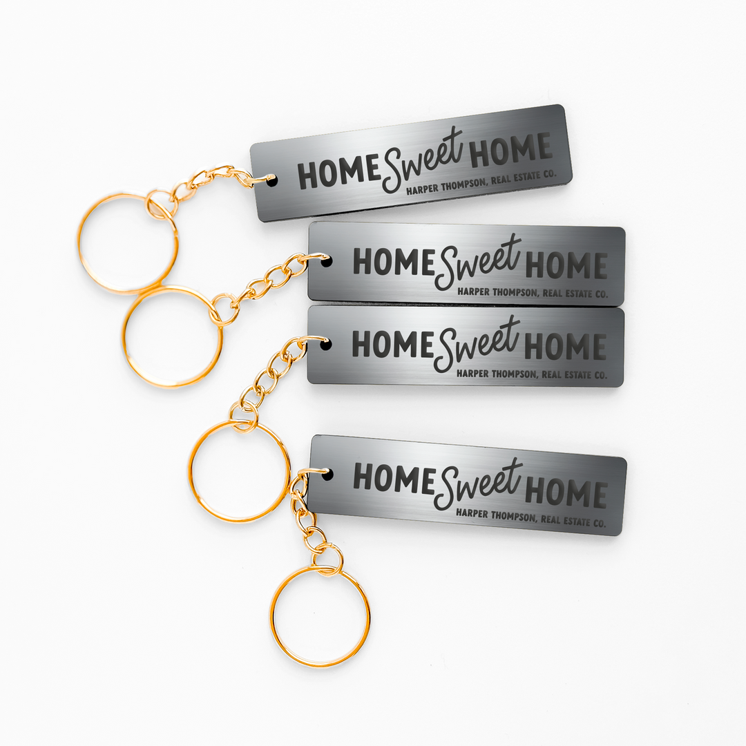 Customizable Home Sweet Home Keychains