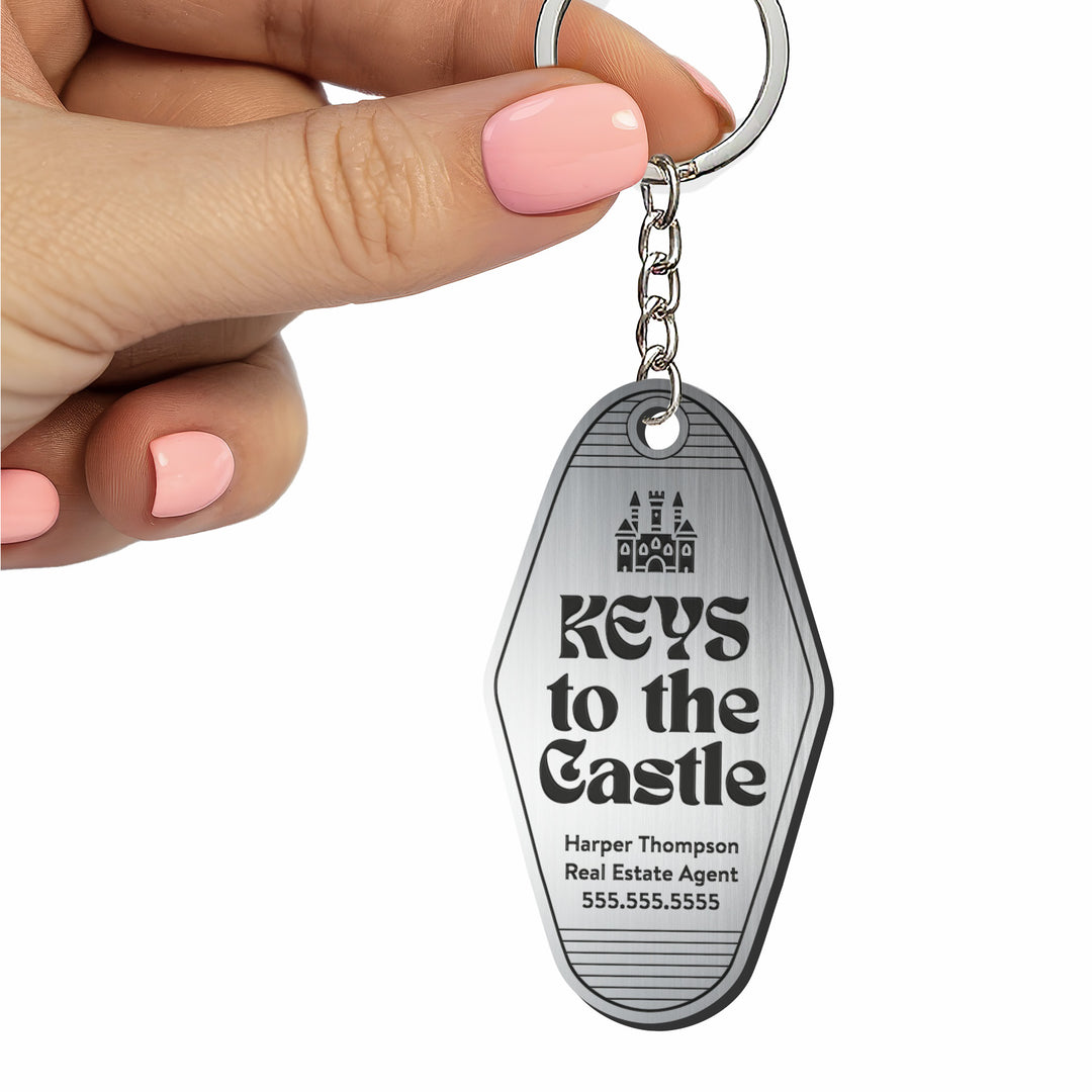 Customizable Keys To The Castle Keychains