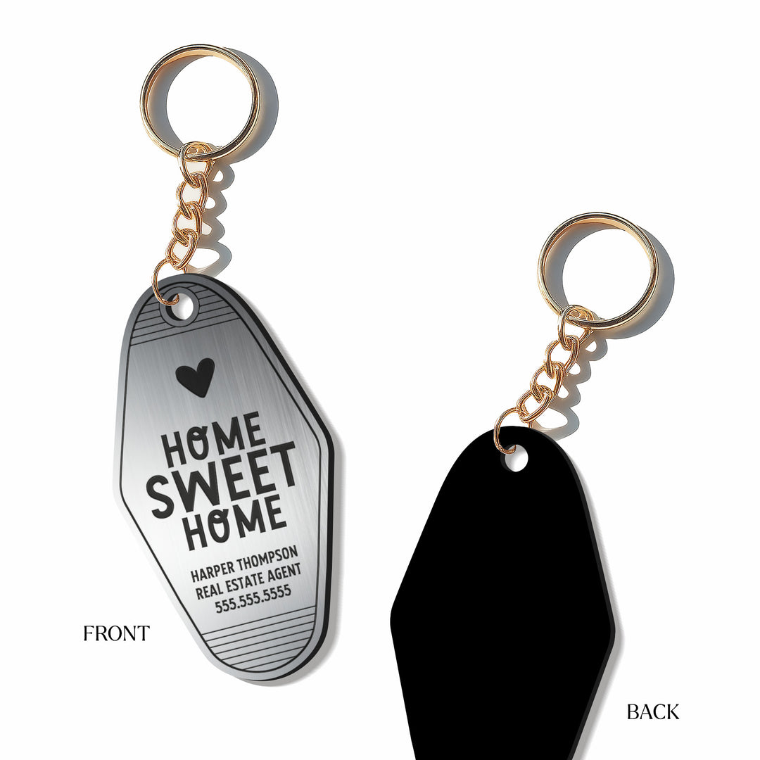 Customizable Home Sweet Home Keychains