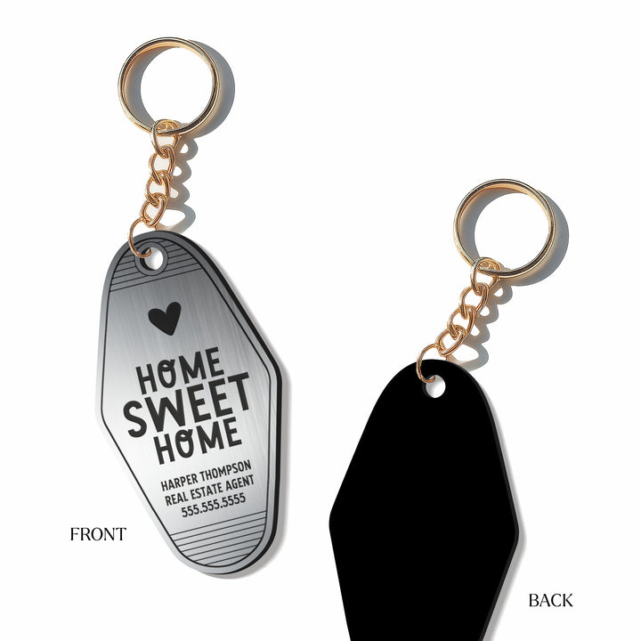 Customizable Home Sweet Home Keychains