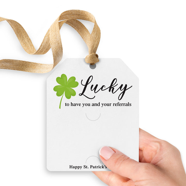Lucky to Have You and Your Referrals | Gift Tags Gift Tag Market Dwellings