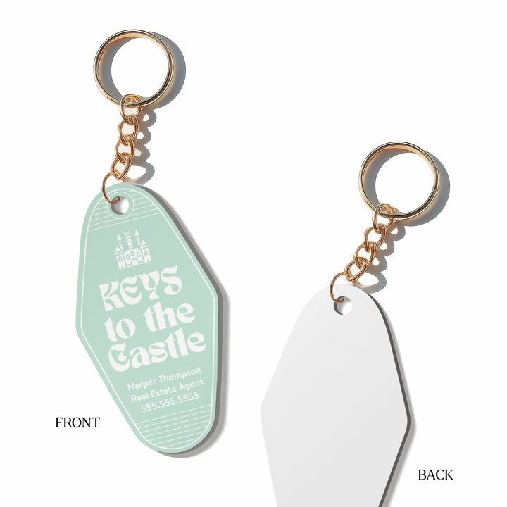 Customizable Keys To The Castle Keychains