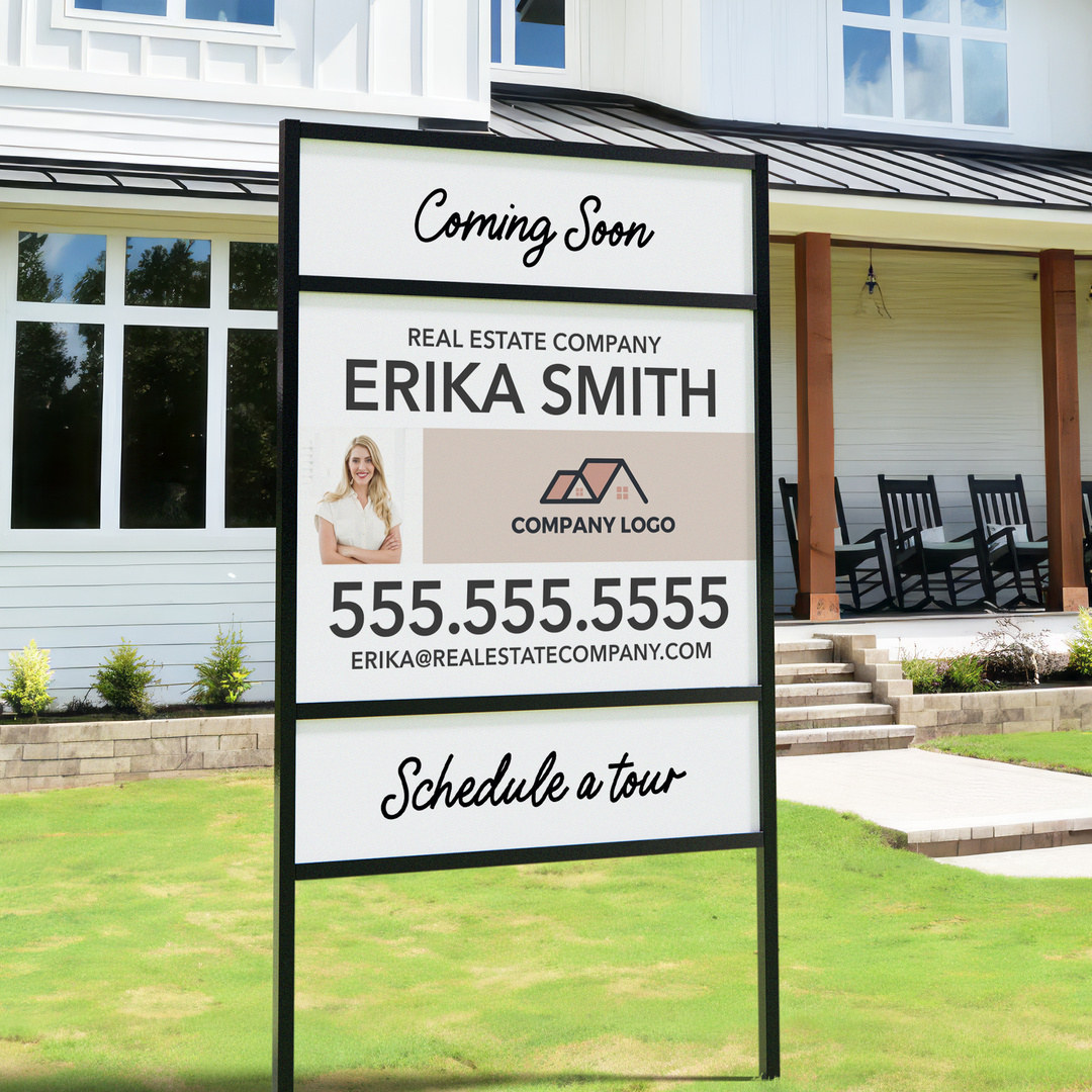 Set of 10 | Customizable Real Estate Sign Riders | DSR-5 Sign Rider Market Dwellings