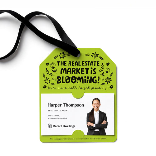 The Real Estate Market is Blooming | Gift Tags Gift Tag Market Dwellings GREEN APPLE 12
