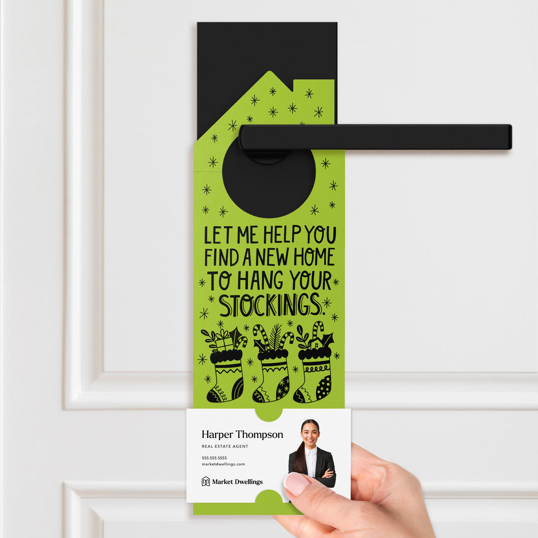 Let Me Help You Find A New Home To Hang Your Stockings Door Hangers