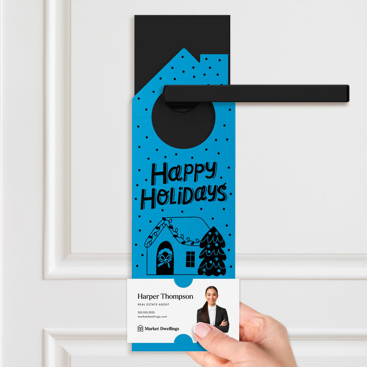 Happy Holidays Door Hangers Holiday Door Hanger Market Dwellings