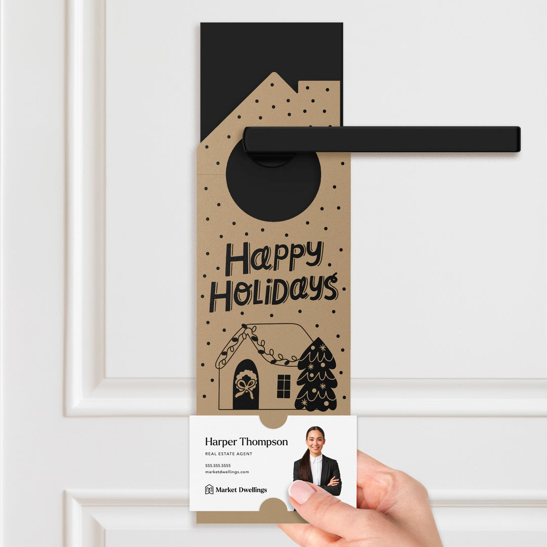 Happy Holidays Door Hangers Holiday Door Hanger Market Dwellings