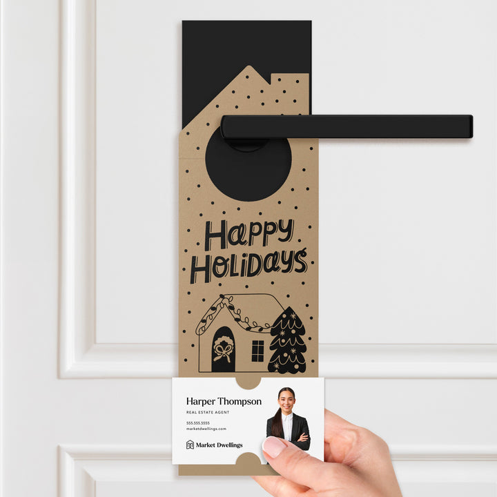 Happy Holidays Door Hangers Holiday Door Hanger Market Dwellings