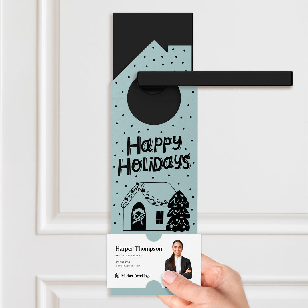 Happy Holidays Door Hangers Holiday Door Hanger Market Dwellings
