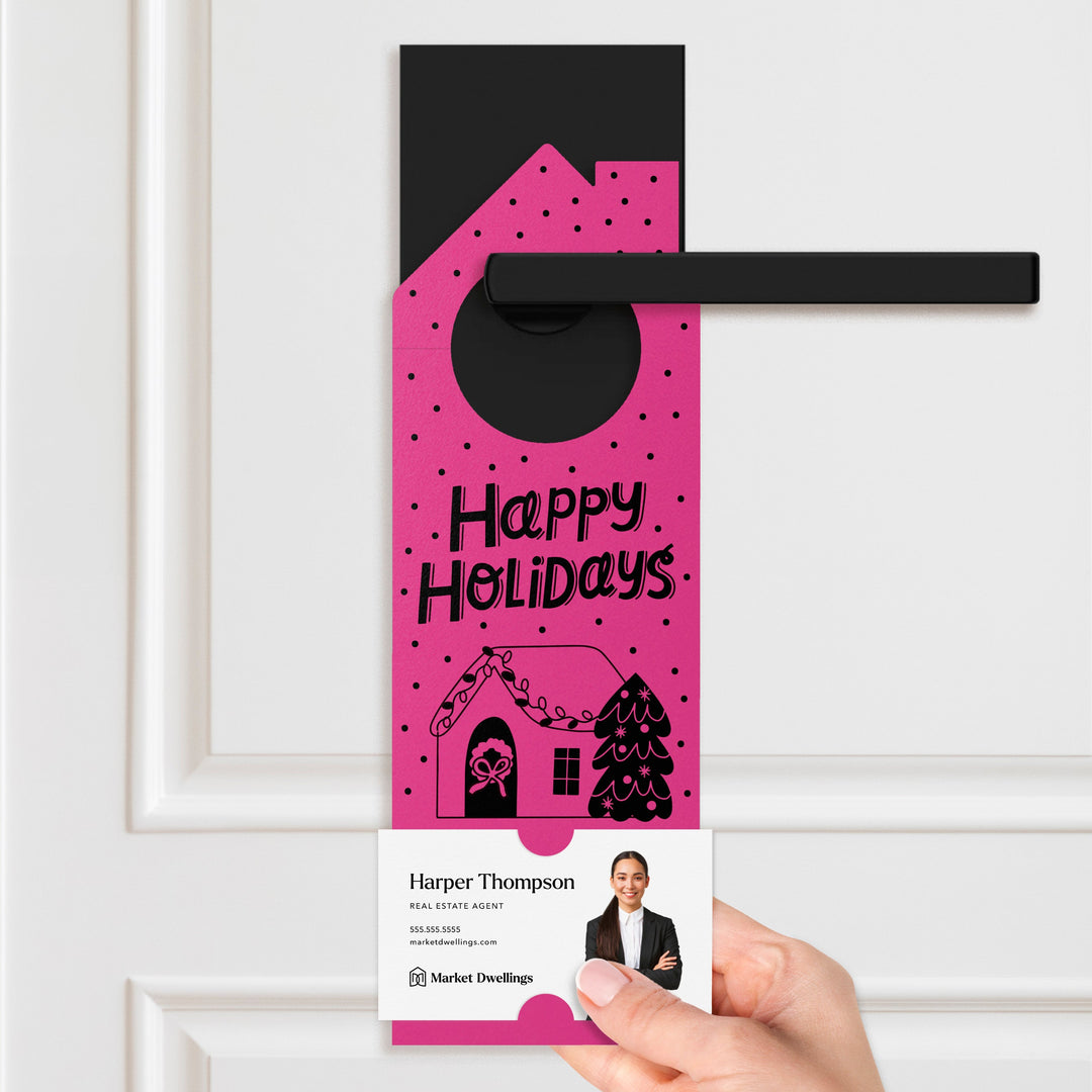 Happy Holidays Door Hangers