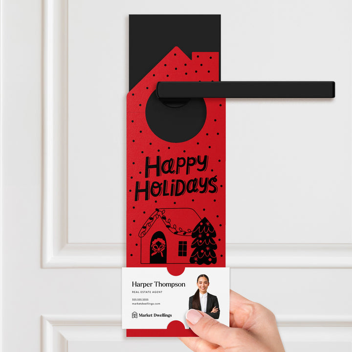 Happy Holidays Door Hangers Holiday Door Hanger Market Dwellings